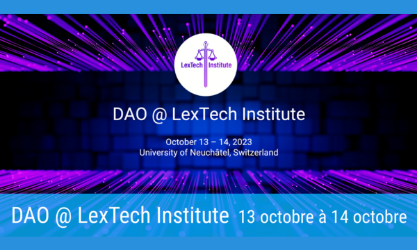 An International Conference on DAO organised by F. Guillaume, Professor at the University of Neuchatel. Our Scientific coordinator and C. Ferri will join the conference for BABEL.