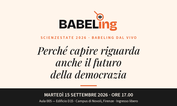 15 settembre 2026 — BABELing inizia
